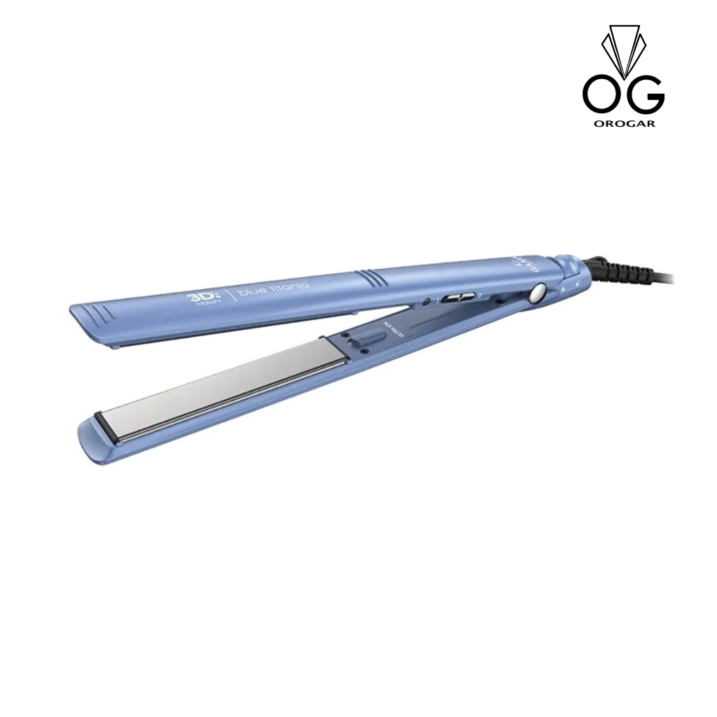 Gama Plancha De Pelo Elegance 3D Blue Titanio 