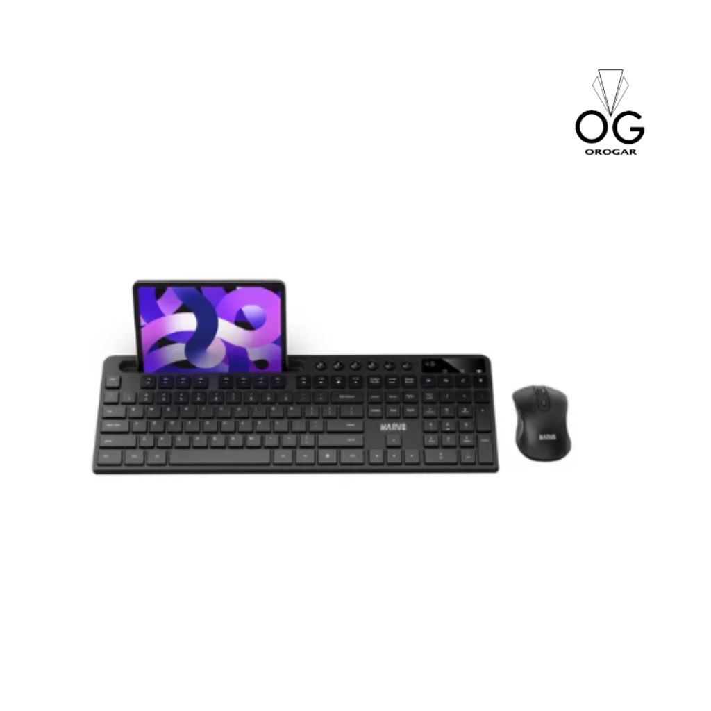 COMBO GAMING  MOUSE + TECLADO INALAMBRICO MARVO KC411W