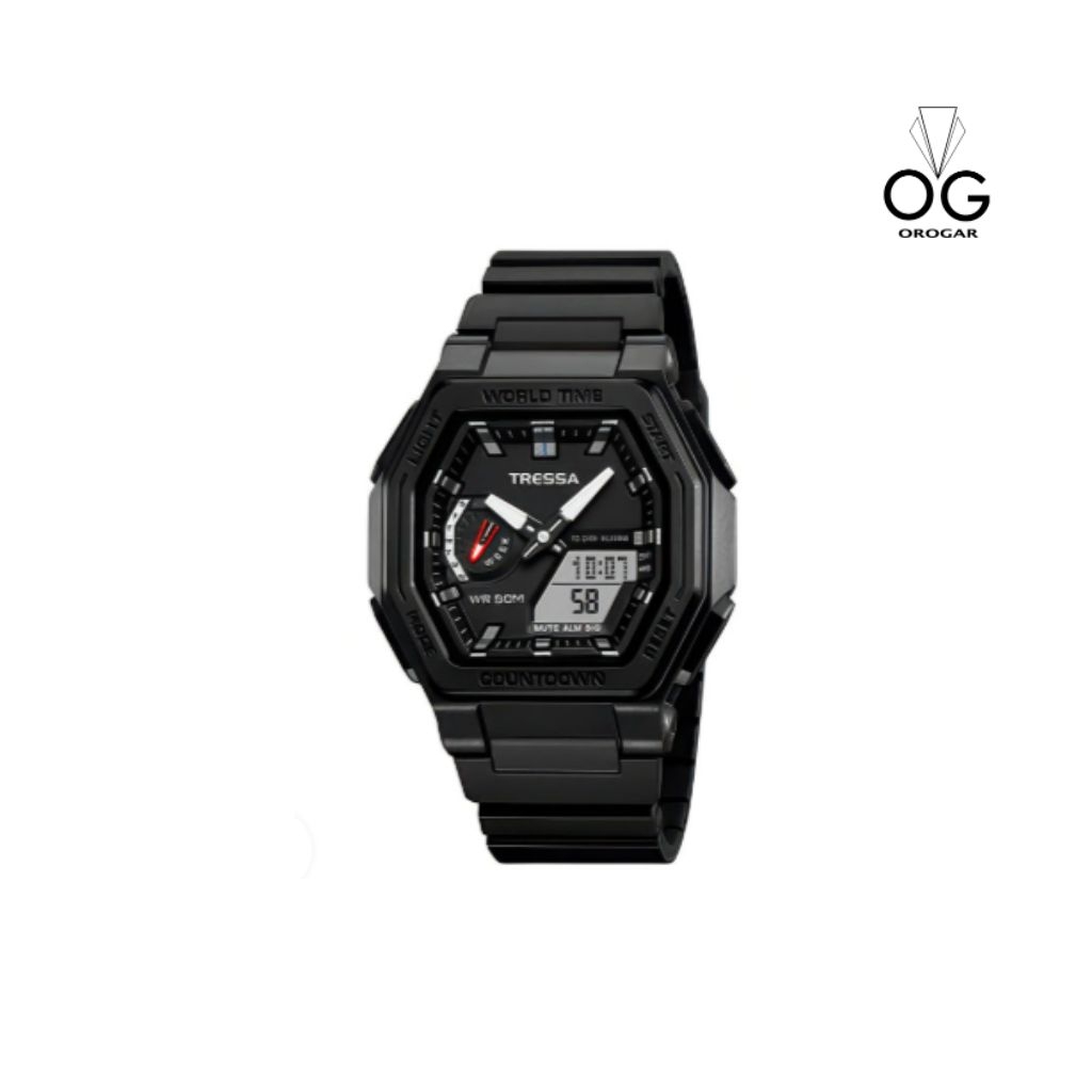 RELOJ CABALLERO TRESSA JAVI - NEGRO